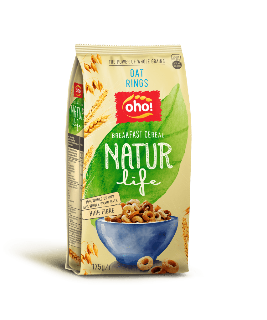 Breakfast cereal oat rings “Natur life”