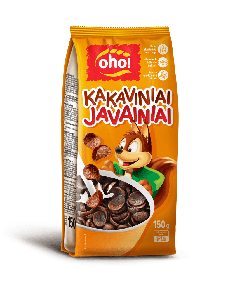 Sausi pusryčiai „Kakaviniai javainiai“