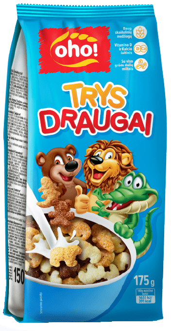 Sausi pusryčiai „Trys draugai“