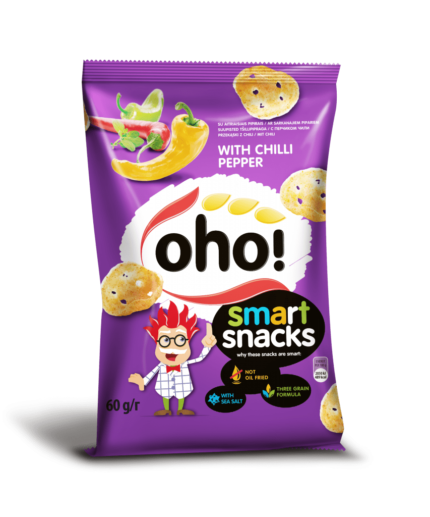 Chilli pepper taste chips “Smart snacks”