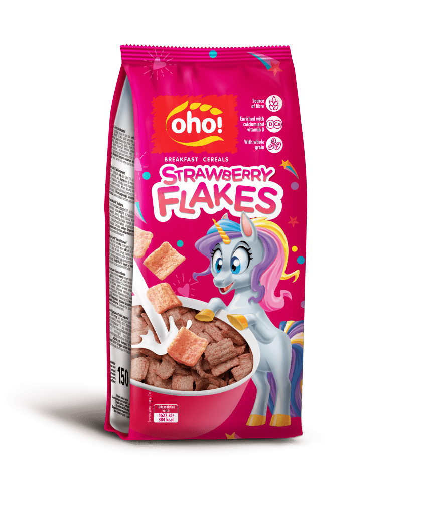 Breakfast cereal “Strawberry flakes”