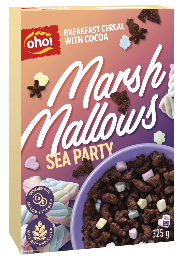 Breakfast cereal cocoa taste with marshmallows  “Sea Party”
