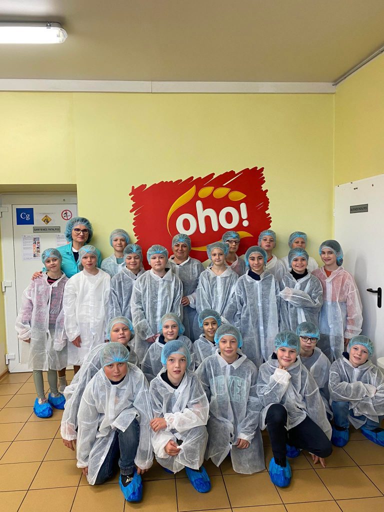 Vaikų eskursija įmonėje