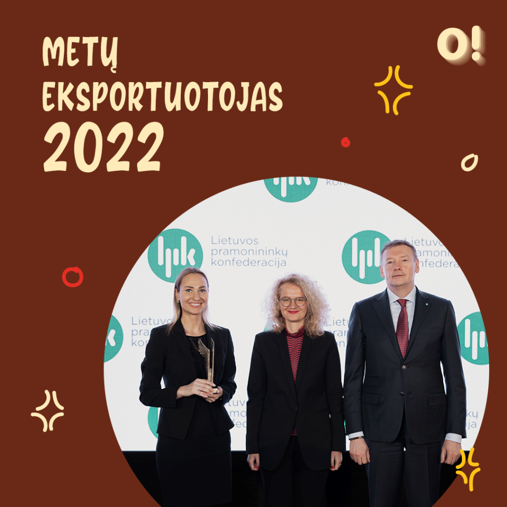 Apdovanojimas „Metų eksportuotojas 2022″