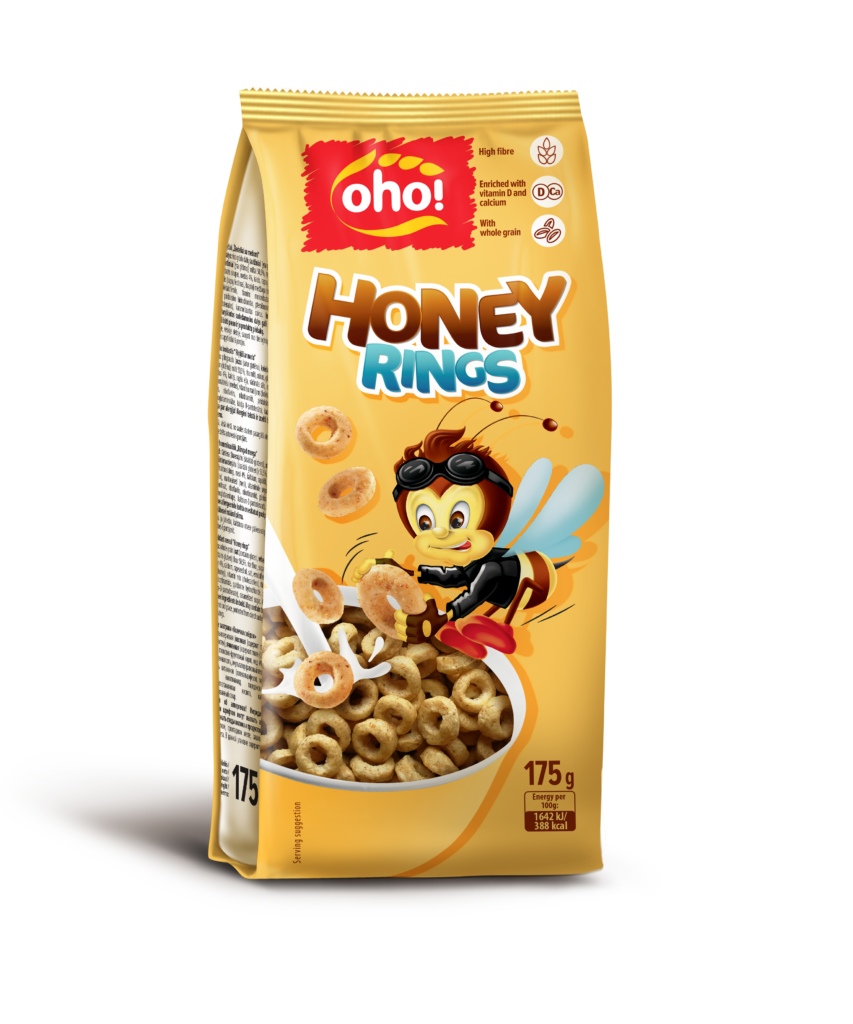 Breakfast cereal “Honey rings”