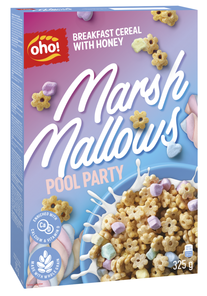 Breakfast cereal honey taste with marshmallows “Pool party”