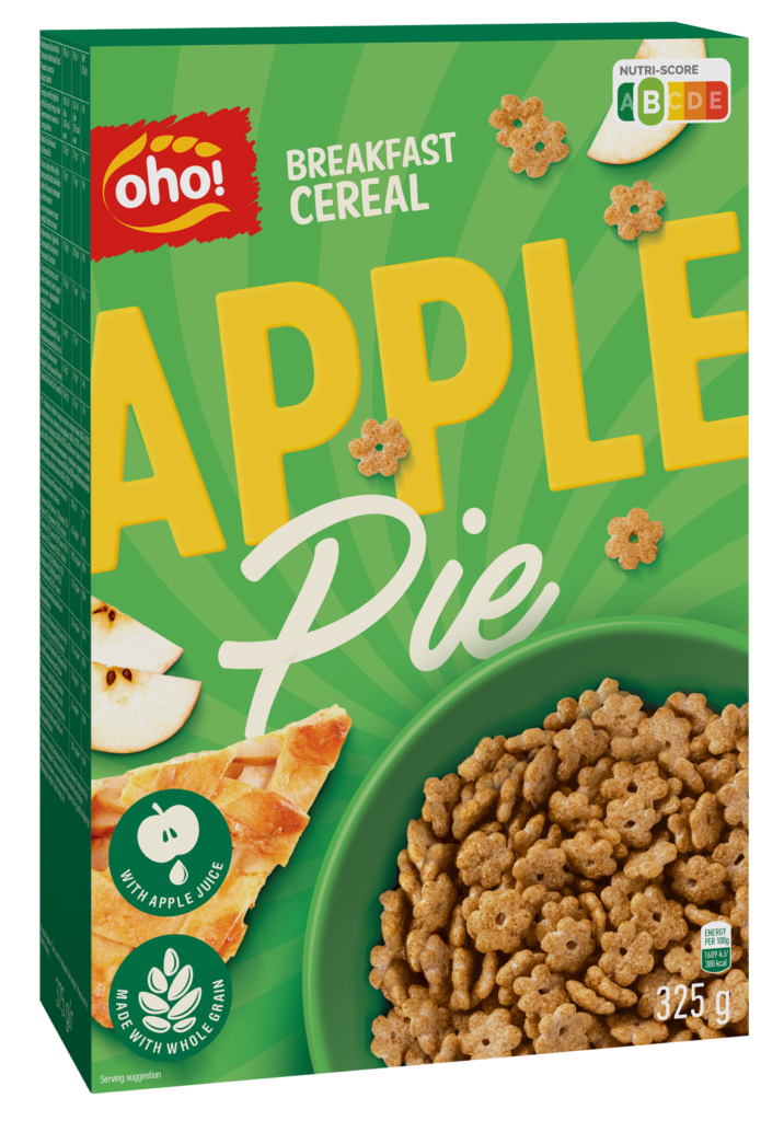 Breakfast cereal with apple pie with cinnamon flavour “Apple pie”