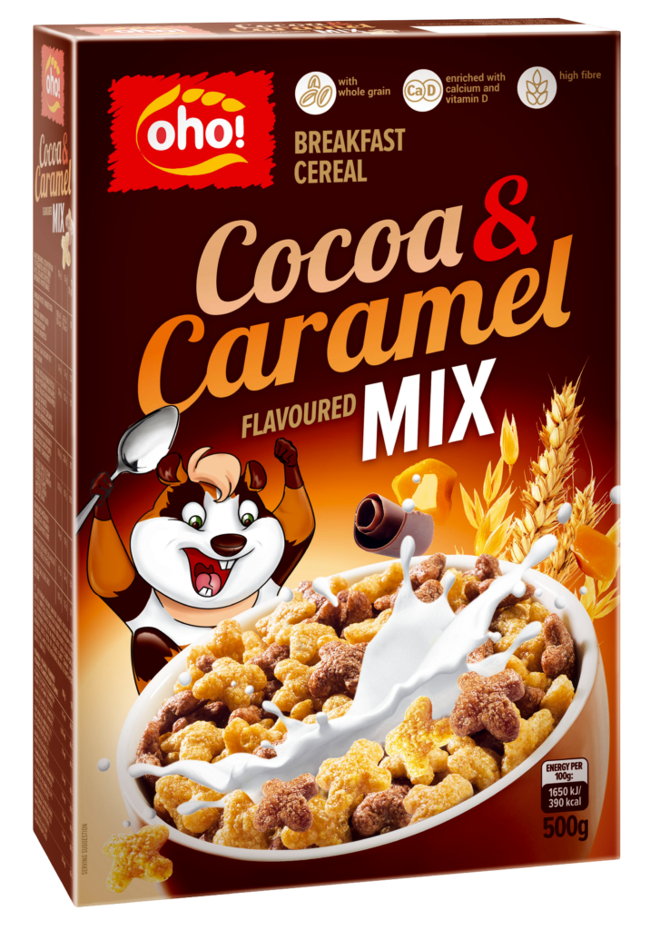 Breakfast cereal “Cacao & caramel mix”