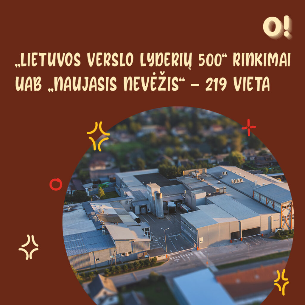 UAB ,,Naujasis Nevėžis” tarp Lietuvos verslo lyderių 2025